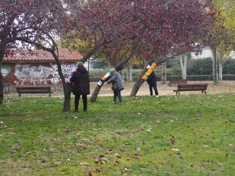 Momento de abrigo a los árboles